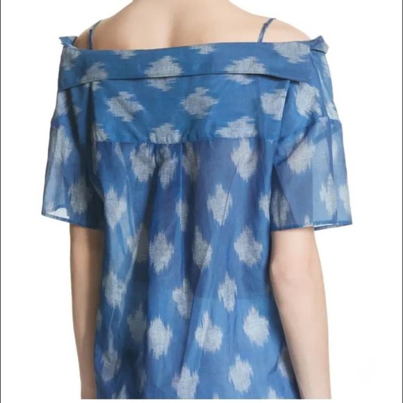 Theory Tamalee SS Spot Ikat Top - Picture 2 of 12